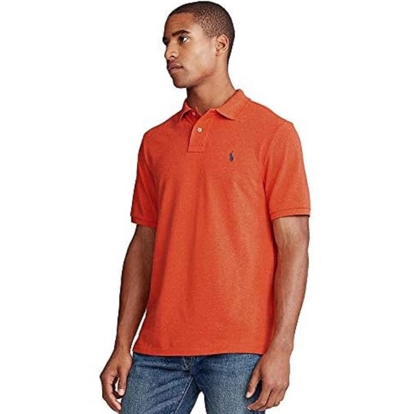 POLO RALPH LAUREN | Men’s XL Burnt Orange Polo Shirt - Picture 1 of 5